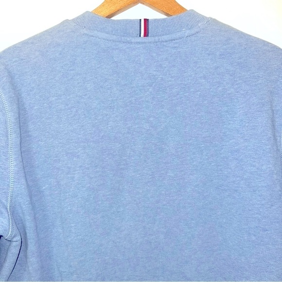Tommy Hilfiger Crewneck Embroidered Y2K Style Blue Sweatshirt Shirt Men’s M - Picture 10 of 12